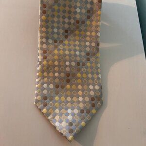Kenneth Cole Reaction 100% Silk Tie | 3.5" Classic Width | Geometric Dot